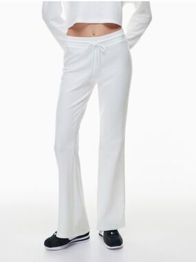 Aritzia Sunday Best Baby Waffle Pants Size Medium White